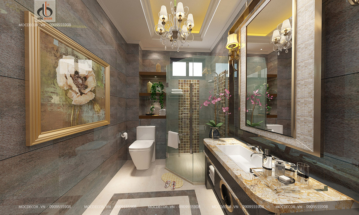 Toilet hiện đại - Mộc decor