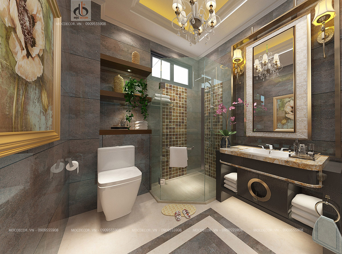 Toilet hiện đại - Mộc decor